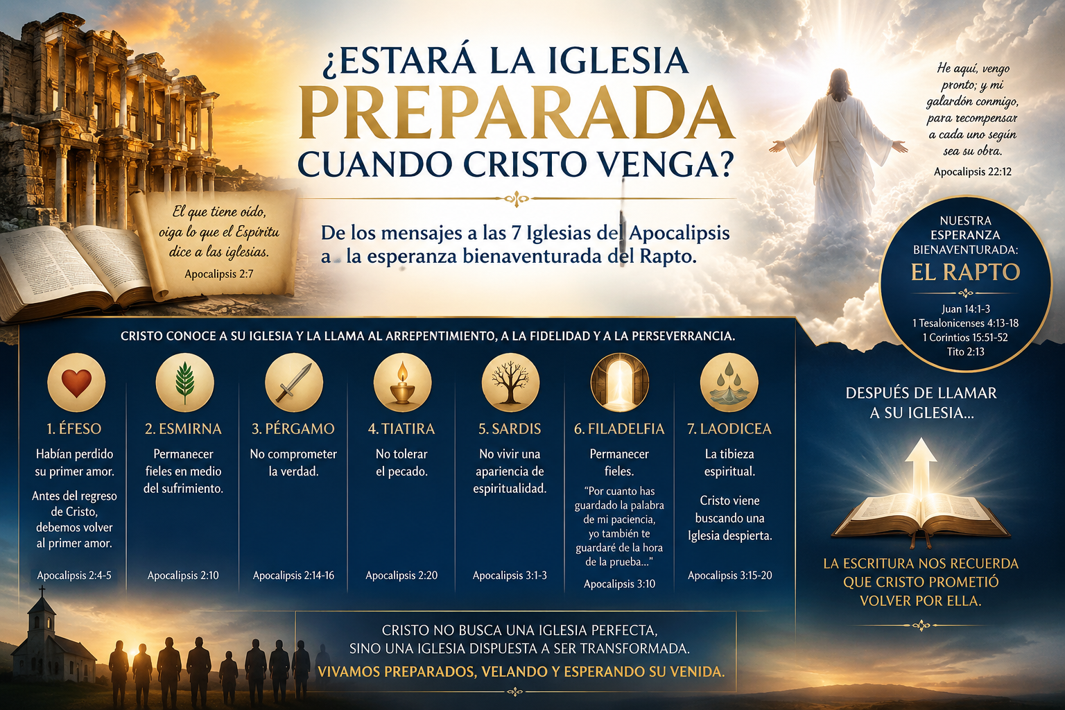¿Estará la Iglesia preparada cuando Cristo venga? — Domingo 09 de Agosto en Iglesia Fuente de Vida